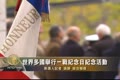 世界多國舉行一戰紀念日紀念活動